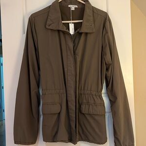James Perse Olive Green Safari Style Utility Jacket